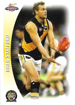 2006 Select AFL Champions #122 Greg Stafford Front